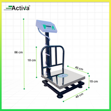 Load image into Gallery viewer, ACTIVA 150kg weight machine,Platform weighing scale for shop,SS 10g accuracy