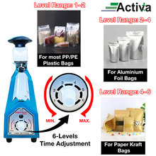 Load image into Gallery viewer, activa sealing machine hand sealing machine plastic sealing machine sealing machine price heat sealing machine plastic bag sealing machine bottle sealing machine pouch sealing machine bag sealing machine cup sealing machine
