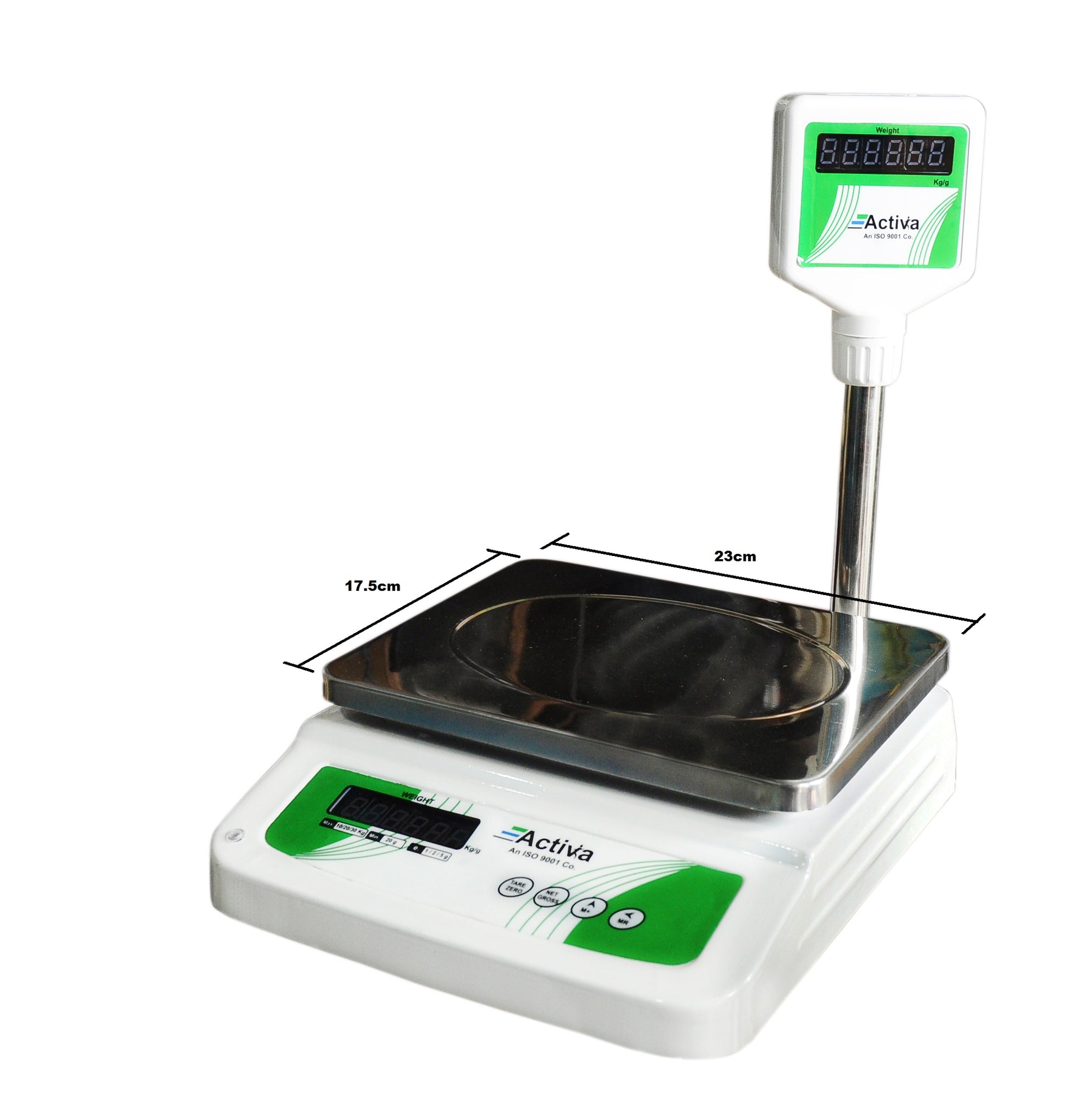 ACTIVA Digital Weighing Scale for Shop, 50 Kg Capacity weight machine, –  Activamart