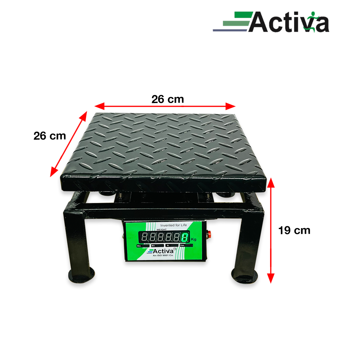 ACTIVA 50kg weight machine Double display weight machine for shop
