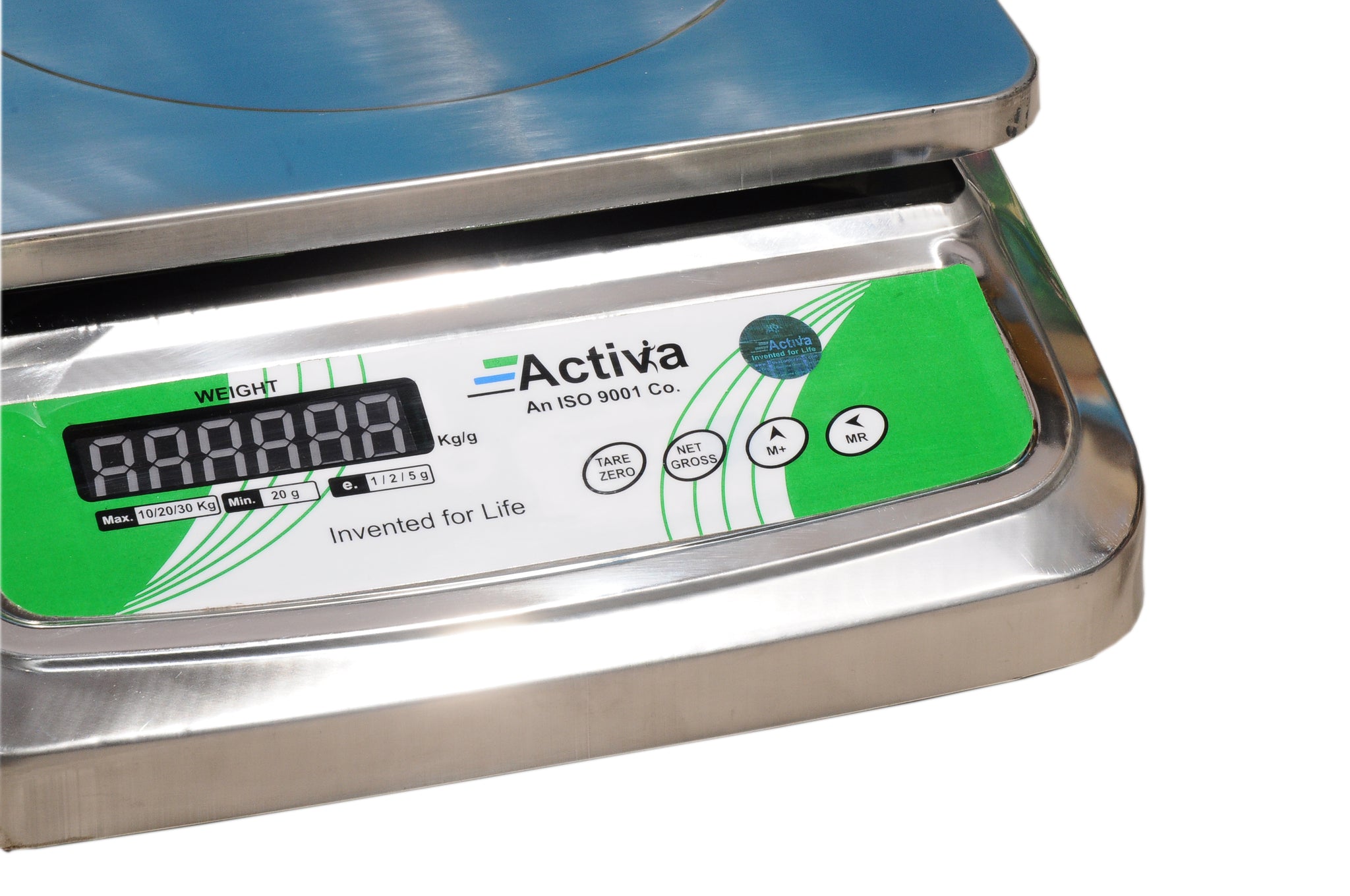 ACTIVA 30kg weighing scale,Pole display,weight machine for shop,MSbody –  Activamart