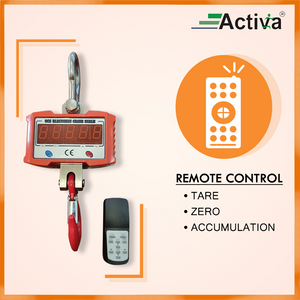 ACTIVA  1 Ton Crane Scale ,OCS1T Crane Scale for Industry ,With Remote Control option