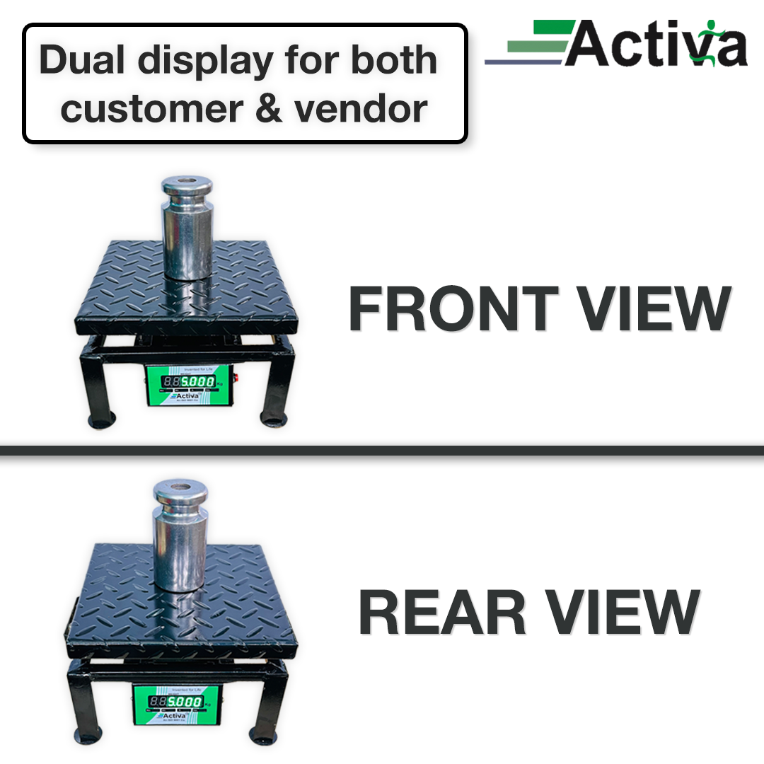 ACTIVA 100kg weight machine,Double display weighing scale for shop,MS ...